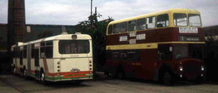 Hillingdon Show Shuttle bus MAN SG192R 684-Z-7766 and Red Rover AEC Renown MCW